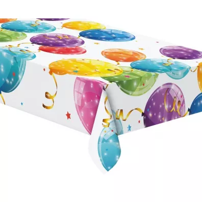 Godan Obrus plastikowy Sparkling Balloons 120x180cm