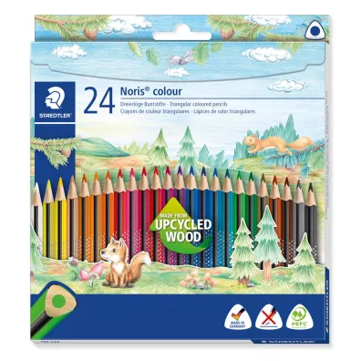 Staedtler Kredki o��wkowe Noris Colour, tr�jk�tne 24 szt.