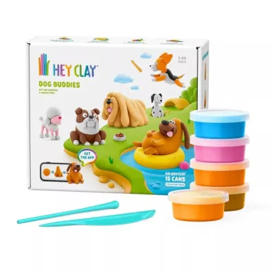 MASA PLASTYCZ HEY CLAY PSI PRZYJACIELE 22X19X8 P Tm Toys