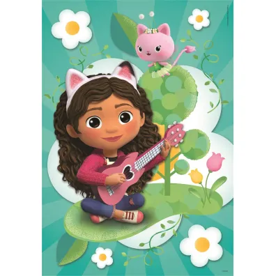 Puzzle 3x48 el. SuperColor. Koci Domek Gabi Clementoni