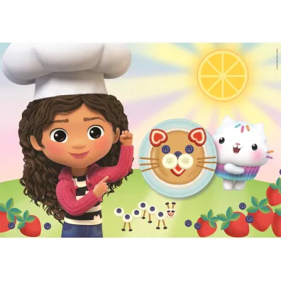 Puzzle 3x48 el. SuperColor. Koci Domek Gabi Clementoni