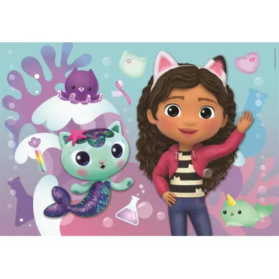 Puzzle 3x48 el. SuperColor. Koci Domek Gabi Clementoni