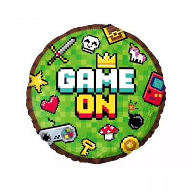 Godan Balon foliowy Game On 45cm