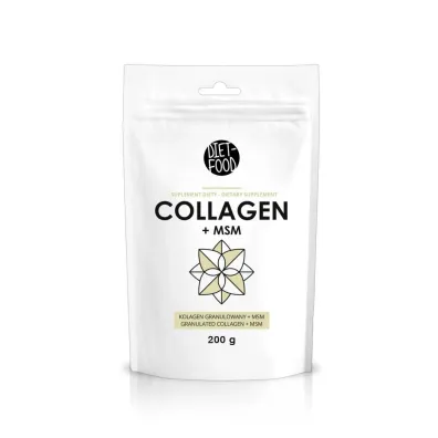 Diet-Food Kolagen Wo�owy Msm suplement diety 200 g