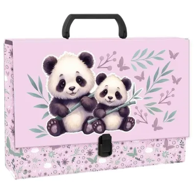 Teczka z r�czk� gruba Panda 11 DERFORM