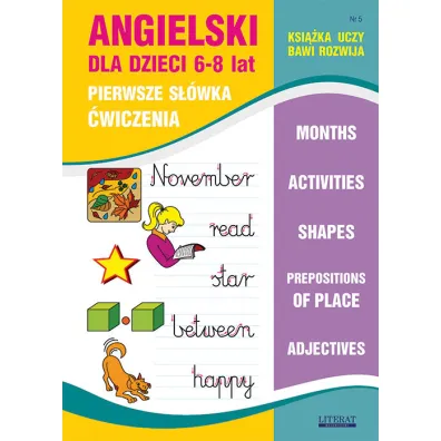 Angielski dla dzieci 5 Pierwsze s��wka �wiczenia 6-8 lat - Joanna Bednarska