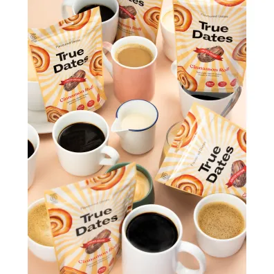 True Dates Daktyle o smaku Cinnamon Roll zestaw 4 x 100 g