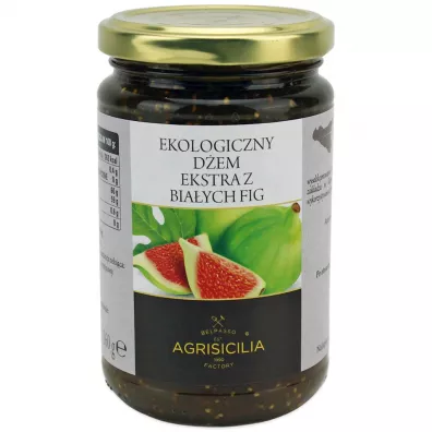 Agrisicilia D�em ekstra z bia�ych fig 360 g Bio