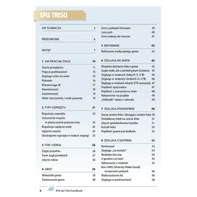 Trymowanie �agli. Podr�cznik RYA