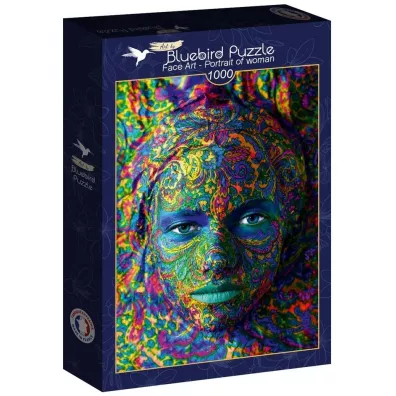 Puzzle 1000 el. Porteret kobiety Bluebird Puzzle