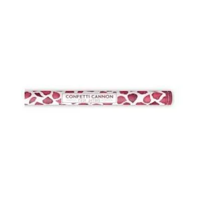 PartyDeco Tuba z p�atkami r�, bordo, 60cm