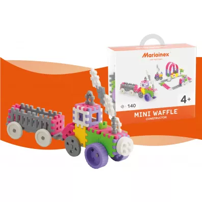 Mini Waffle Konstruktor Mini Waffle 140 elementw Konstruktor Dziewczynka