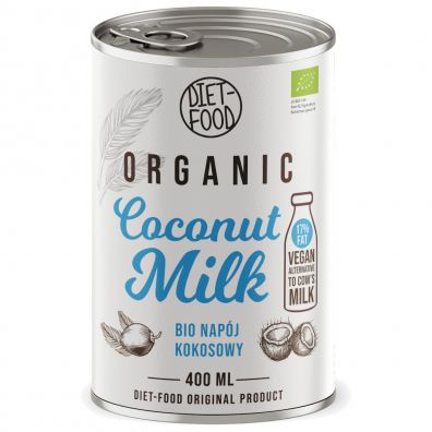Diet-Food Mleczko kokosowe 17% 400 ml Bio