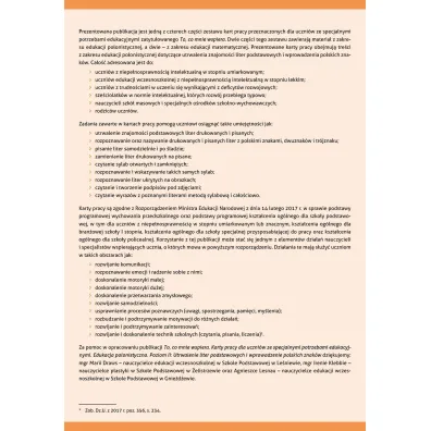 To co mnie wspiera Edukacja polonistyczna Poziom II
