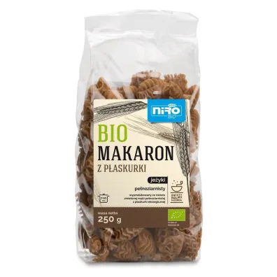 Niro Makaron z p�askurki pe�noziarnisty je�yki (uszkodzone opakowanie) 250 g Bio