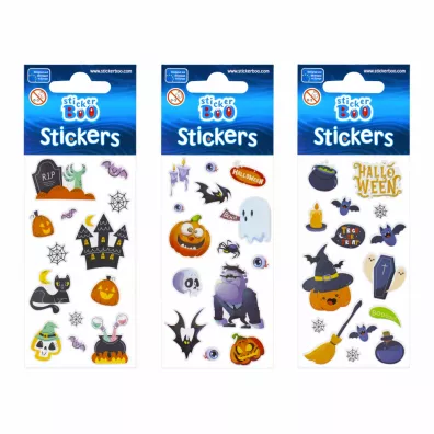 Sticker Boo Naklejki Halloween 7x18 cm