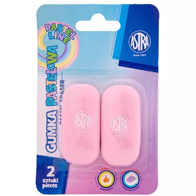 Astra Gumka owalna pastelowa 2 szt.