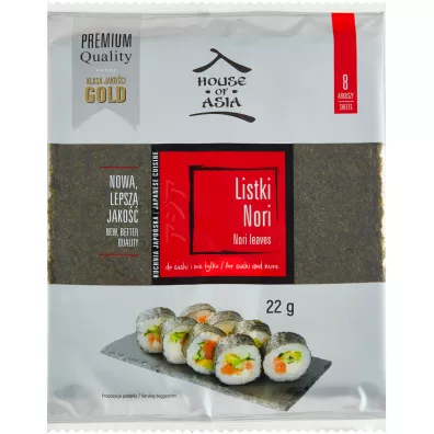 House of Asia Liciealgmorskich nori Premium8 szt. 22 g
