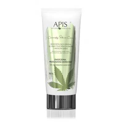 Apis Cannabis Home Care regenerujca maska do rk z olejem z konopi i masem shea 200 ml