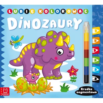 LUBI� KOLOROWA�. DINOZAURY. KREDKA SEGMENTOWA - Anna Podg�rska