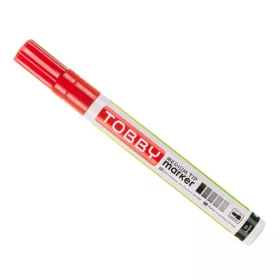 Tobby Marker olejowy olejny czerwony