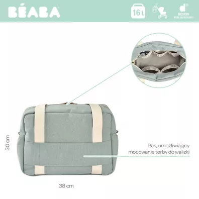 Beaba Torba dla mamy Paris Sage green zielony