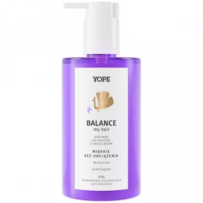 Yope Balance My Hair odywka do wosw z emolientami 300 ml