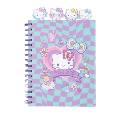 Patio Ko�obrulion A5 100k. w kratk� z g��wkami Hello Kitty pink wz�r 2