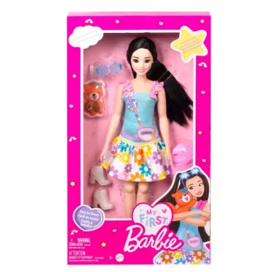 Moja Pierwsza Barbie Lalka + lisek HLL22 Mattel