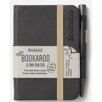 If Bookaroo Notatnik A7 z d�ugopisem - szary