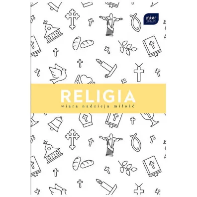 Interdruk Zeszyt A5 do Religii mix kratka 32 kartki