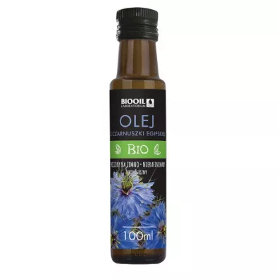 Biooil Olej z czarnuszki egipskiej t�oczony na zimno 100 ml Bio