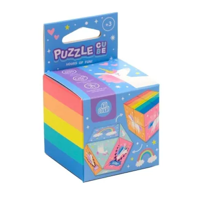 Puzzle w kszta�cie kostki Jednoro�ec Puckator