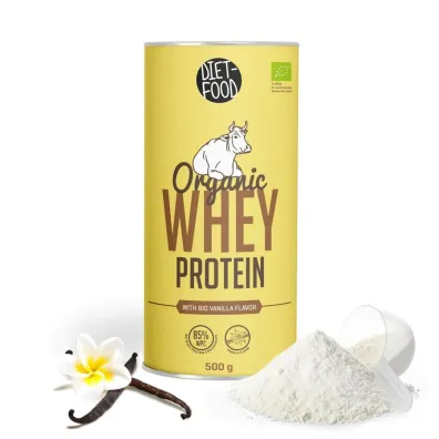 Diet-Food Bia�ko z serwatki koncentrat WPC Wanilia 500 g Bio