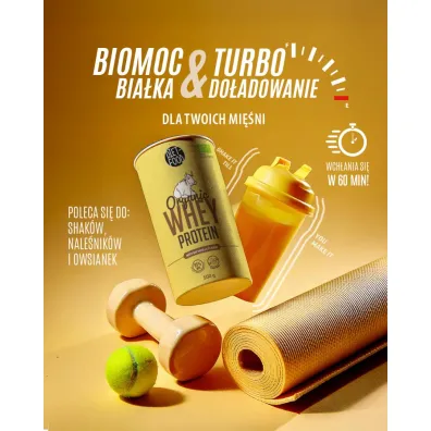 Diet-Food Bia�ko z serwatki koncentrat WPC Wanilia 500 g Bio