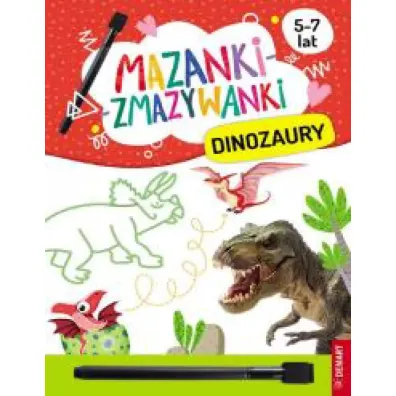 Mazanki-zmazywanki. Dinozaury - Anna Borchard