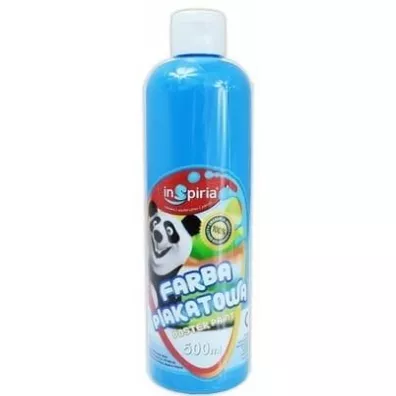 InSpiria Farba plakatowa niebieska 500 ml