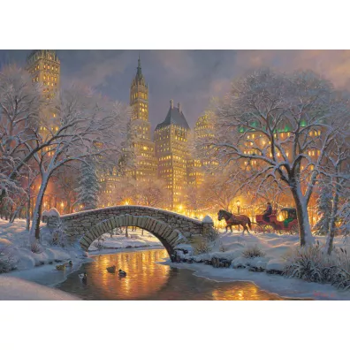 Puzzle 500 Zima w parku G3 Cobble Hill