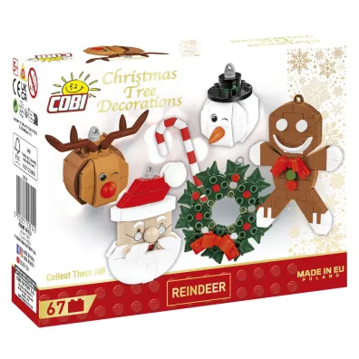 Cobi Dekoracja choinkowa z klock�w - Renifer