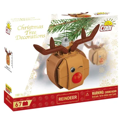 Cobi Dekoracja choinkowa z klock�w - Renifer