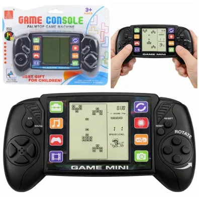 Gra elektroniczna konsola tetris czarna LeanToys