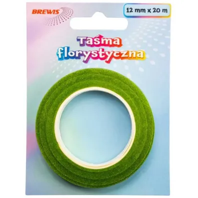 Brewis Ta�ma florystyczna jasno zielona 12mmx20m