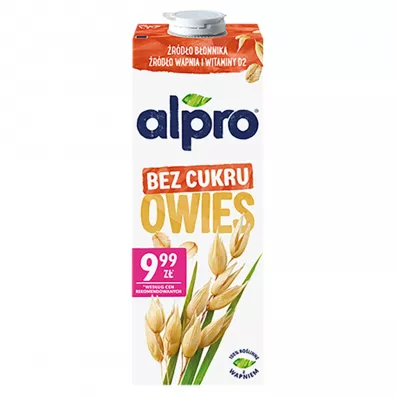 Alpro Napj Owsiany bez cukru 1 l