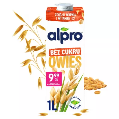 Alpro Napj Owsiany bez cukru 1 l