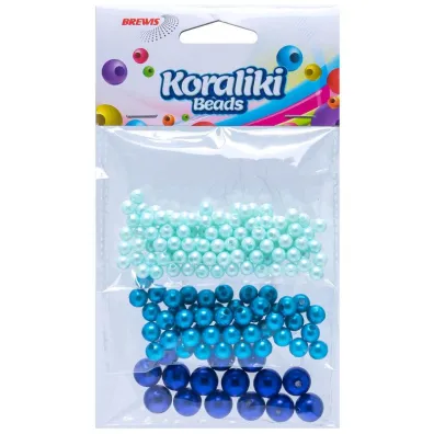 Brewis Koraliki do nawlekania niebieskie 36g