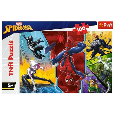 Puzzle 100 el. Do g�ry nogami Trefl