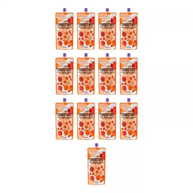 Owolovo Smoothie Pouch Jabko-Marchewka-Truskawka Zgrzewka 13 x 250 ml