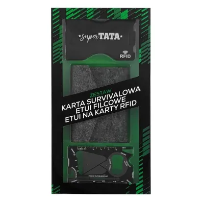 MCD Karta survivalowa oraz etui na karty dla Taty