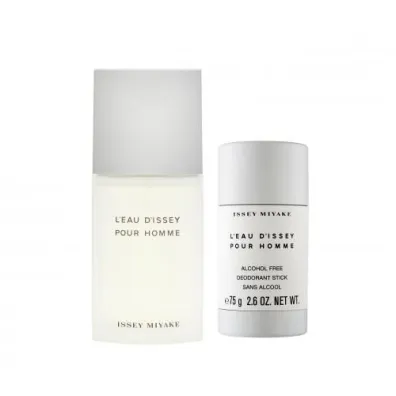 Issey Miyake Zestaw dla mczyzn Woda toaletowa LEau dIssey Pour Homme + Dezodorant w sztyfcie 75 ml + 75 g