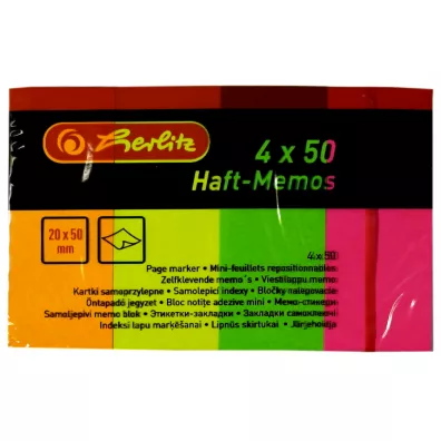 Herlitz Karteczki indeksuj�ce Neon